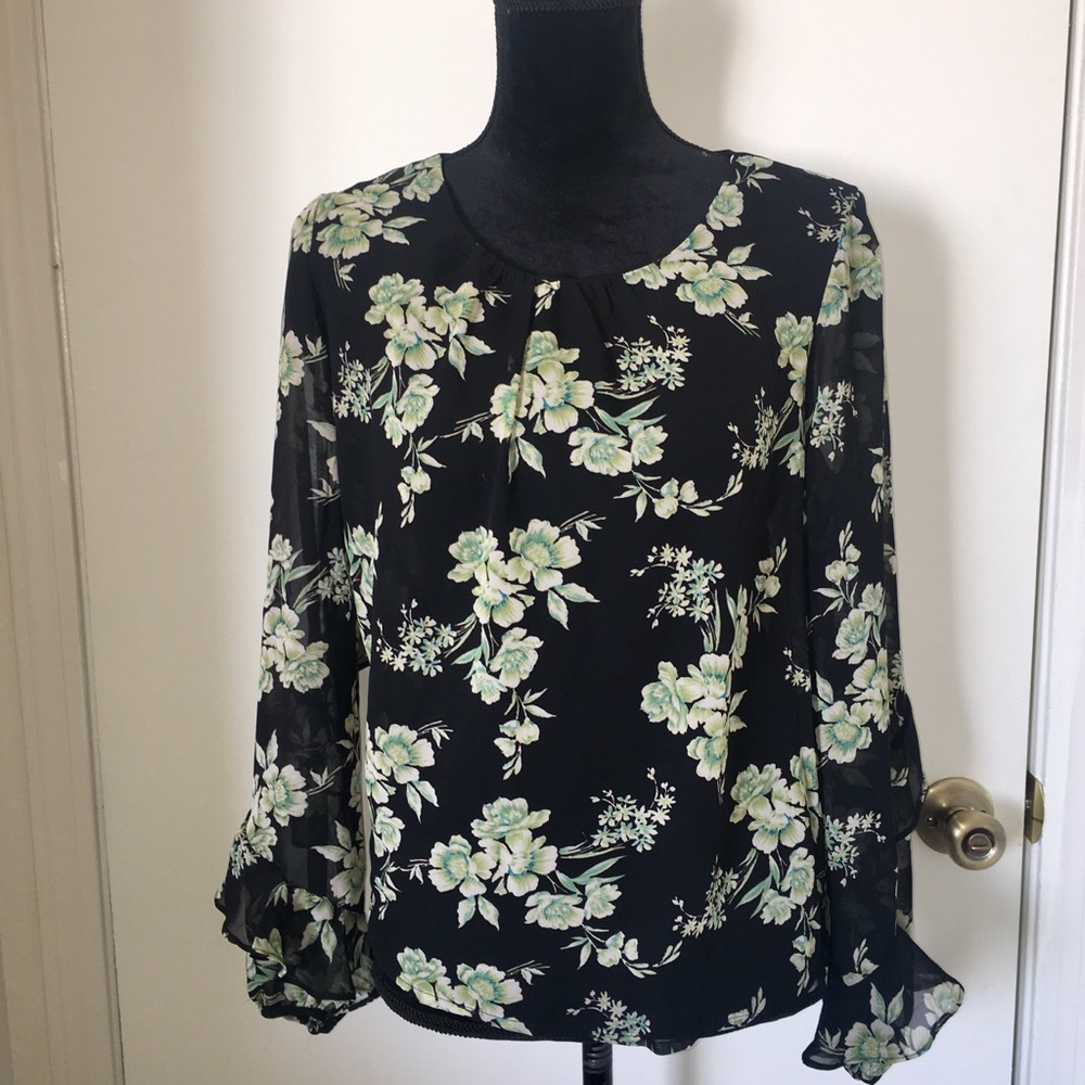 Ruffle Sleeve Blouse NWT
